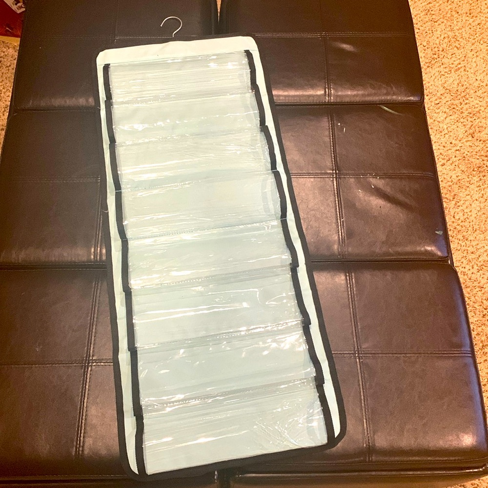 Double Sided Organizer with Multiple Pocket, and a Hanging Hook